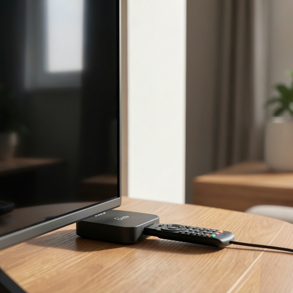 Google Chromecast with Google TV HD crni streaming dongle sa daljinskim upravljačem koji se priključuje na HDMI televizora