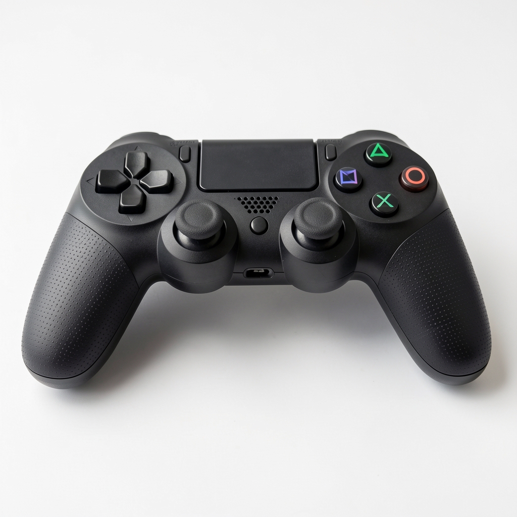 Microsoft Xbox Elite Series 2 crni gaming kontroler sa vidljivim metalnim D-padom, teksturiranim grip površinama i četiri back paddle tasterima, snimljeno iz prednjeg ugla na beloj podlozi